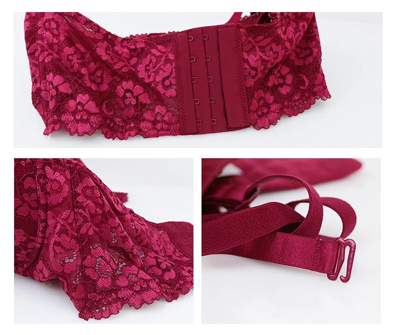 Милый кружевной регулируемый бюстгальтер с бантом комплект нижнего белья