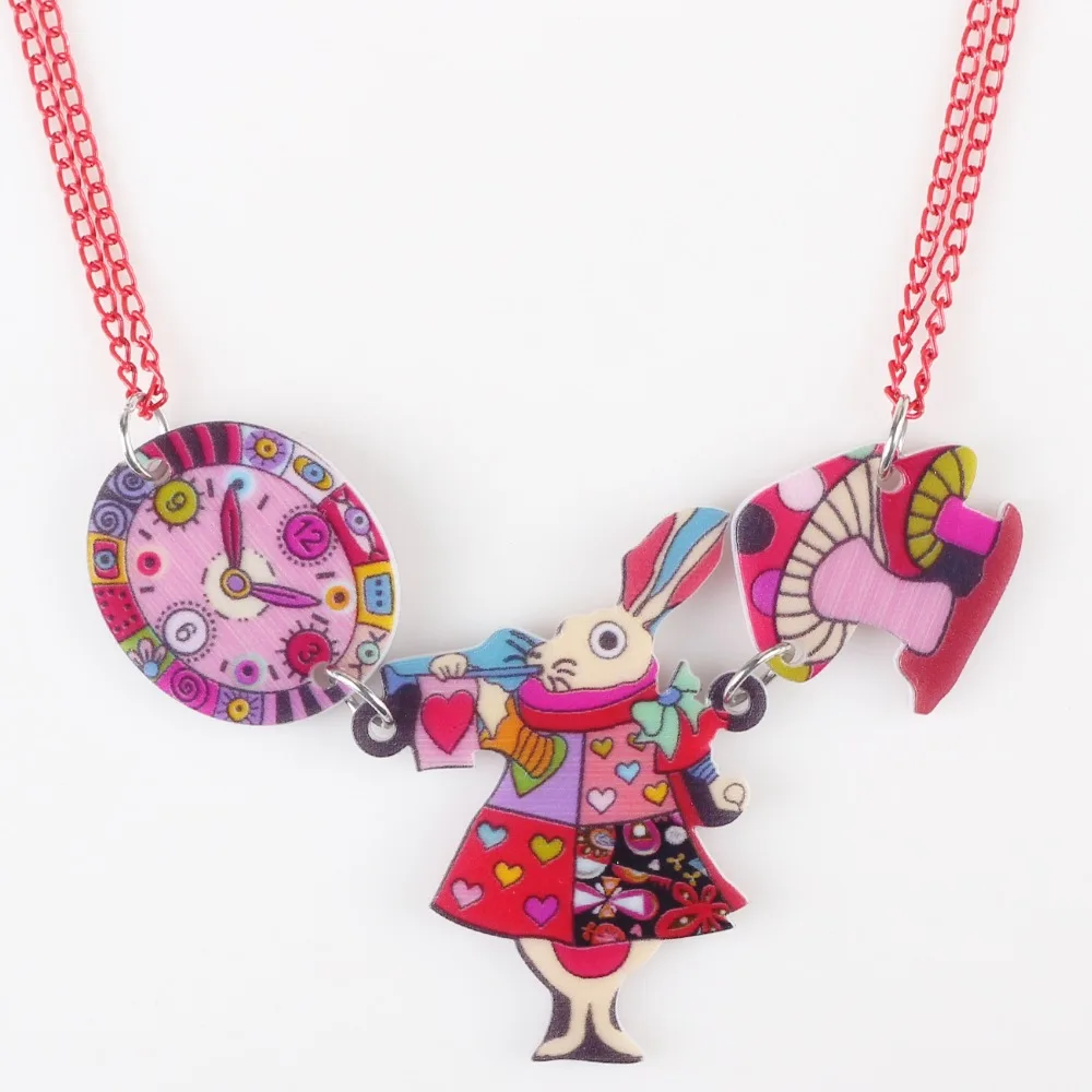 Женское акриловое ожерелье с подвеской мышь|fashion jewelry|jewelry fashionjewelry girl |