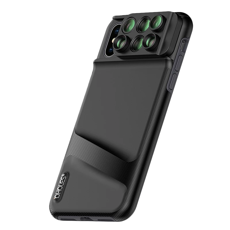 Чехол для телефона с двумя объективами Iphone Xs 6 в 1 Рыбий глаз широкоугольный Макро