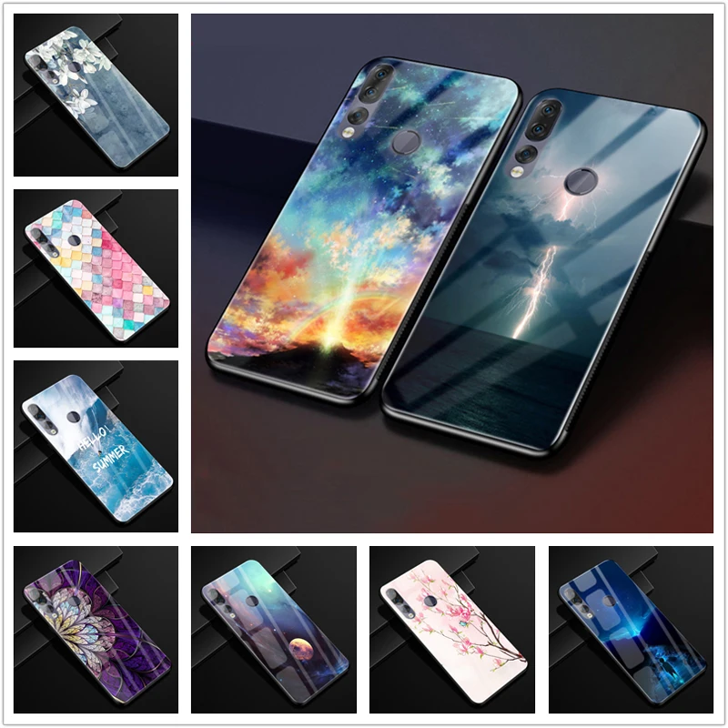 Для lenovo Z5S чехол 6,3 ''стекло Жесткий PC задняя крышка для lenovo Z5S чехлы для телефонов силикон бампер Coque для lenovo Z5s Z5 S Z 5S Capa