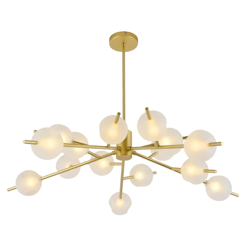 Популярная новинка светодиодный светильник люстра черного/золотого цвета