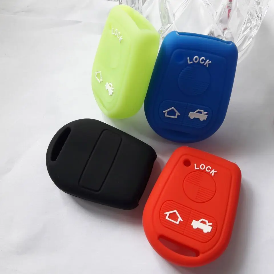 Силиконовый чехол для ключа дистанционного управления с 3 кнопками BMW E31 E32 E34 E36 E38
