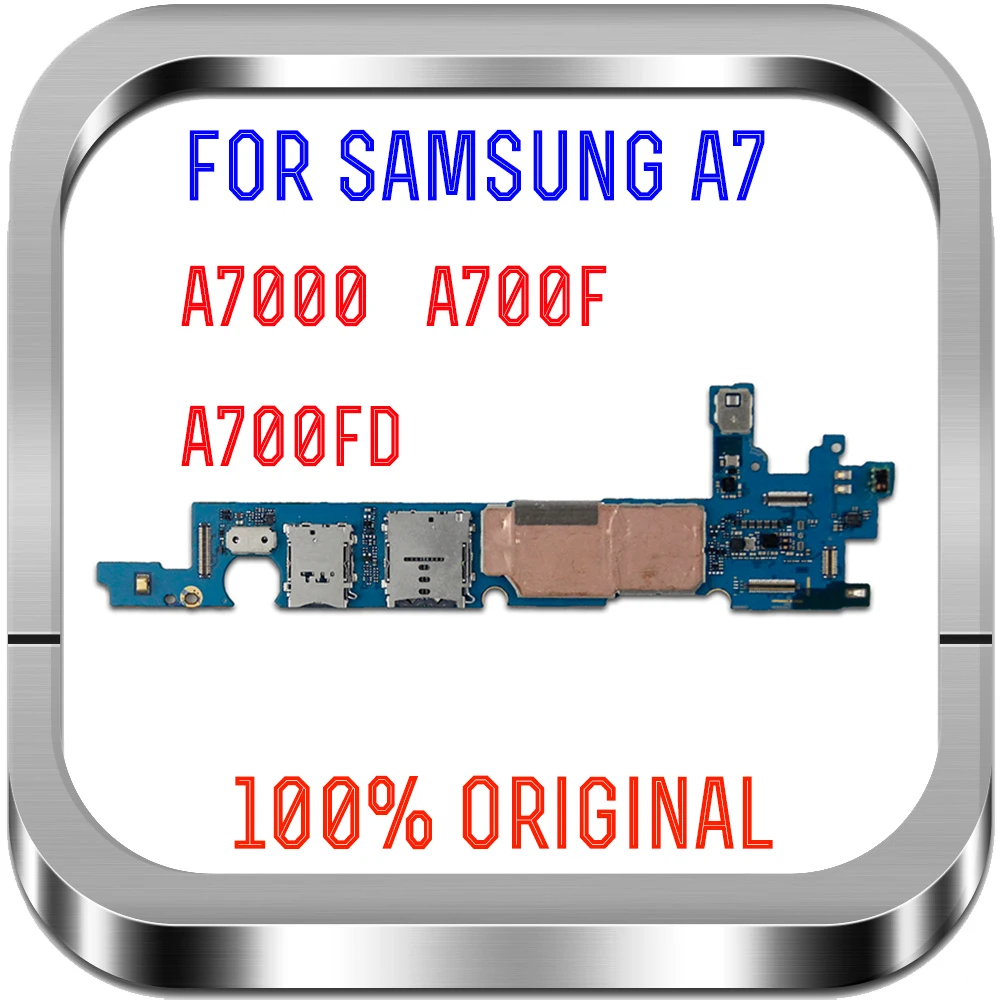 Протестированная оригинальная разблокированная материнская плата для samsung Galaxy A7 A7000 A700F A700FD с чипами