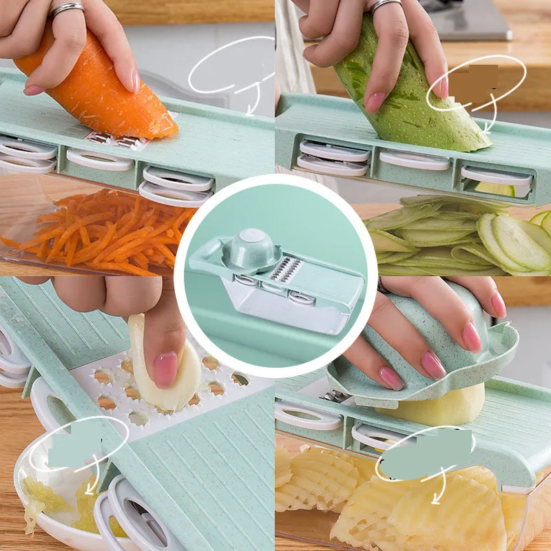Домашний измельчитель картофеля кухонный предмет многофункциональный измельчитель уничтожитель овощей набор с ручной защитой