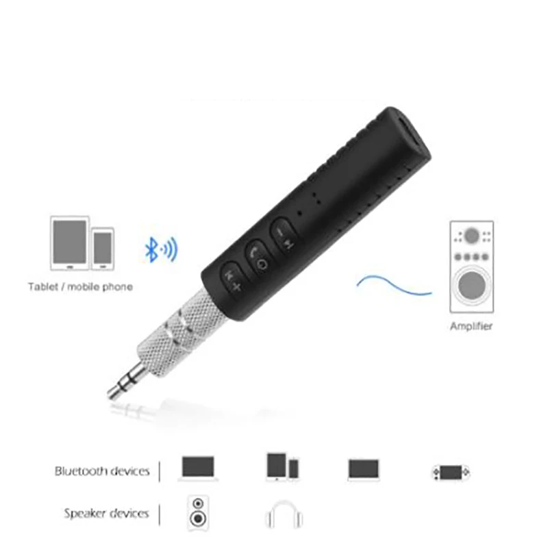 100 шт./лот BRSUANG 3 5 мм Интерфейс Аудио приемник беспроводной Bluetooth Разъем спикер для