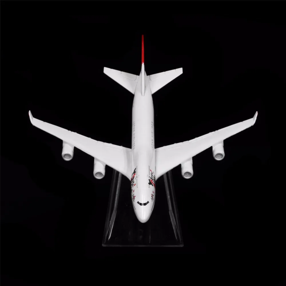 1:400 16 см JAPAN Airlines Boeing 747 металлическая модель самолета украшение офиса игрушка
