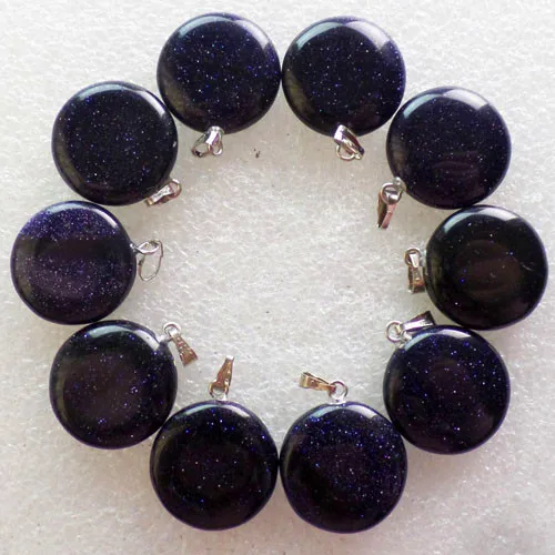 (10 шт./лот) оптовая продажа Натуральный Синий Песок камень круглая бусина