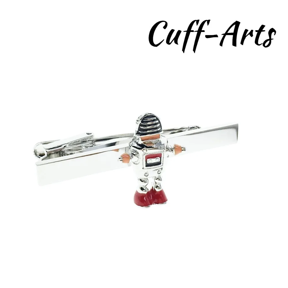 Зажим для галстука мужчин галстук робот зажим новинка мужской бизнес подарок