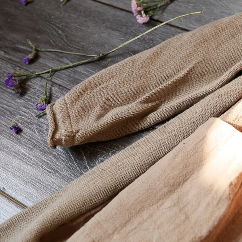 Новинка 2019 женские вязаные лоскутные платья размера плюс осенне-зимние с