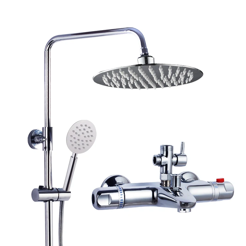 Бесплатная доставка смесители для ванны душевой Термостатический Смеситель