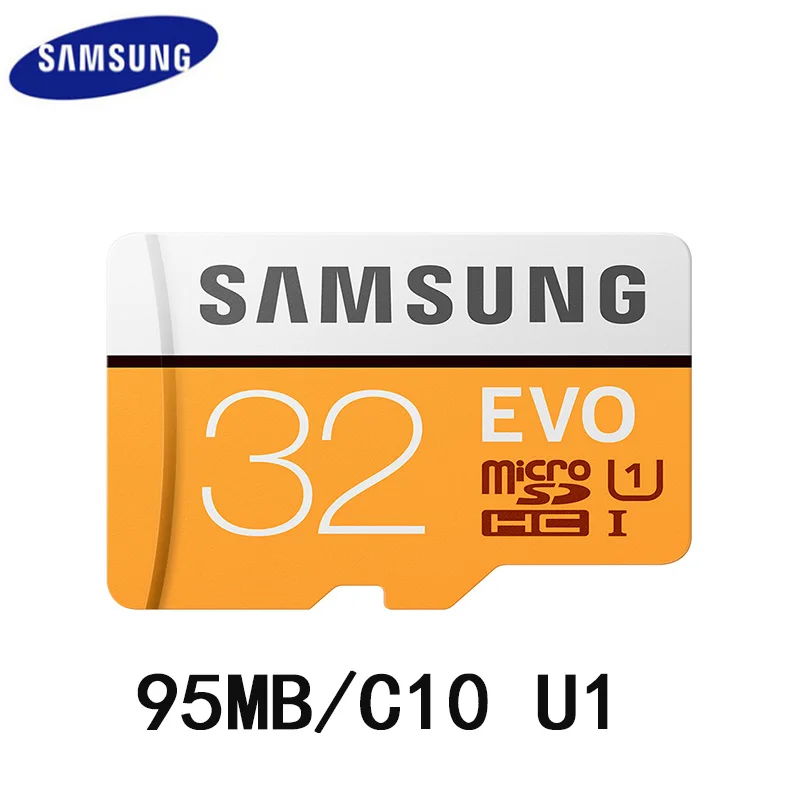 Оригинальный samsung EVO micro SD карта 32 ГБ microSDHC microSDXC C10 microsd карты памяти 64 Поддержка
