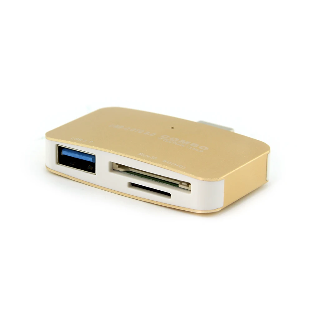 CHYI Multi USB Combo Micro usb-хаб 3 0 с SD/TF кардридером OTG разделитель адаптер для Macbook