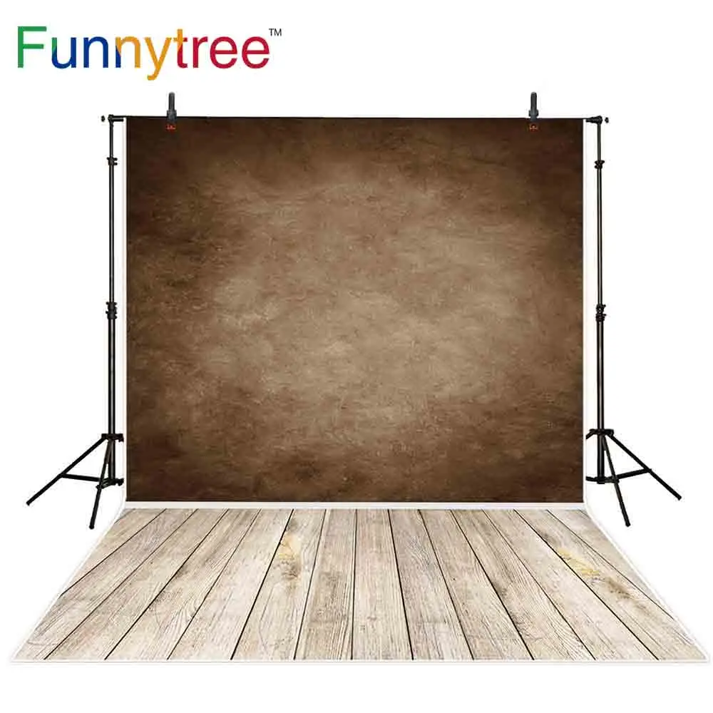 Фоны для фотосъемки Funnytree с изображением старого мастера коричневого