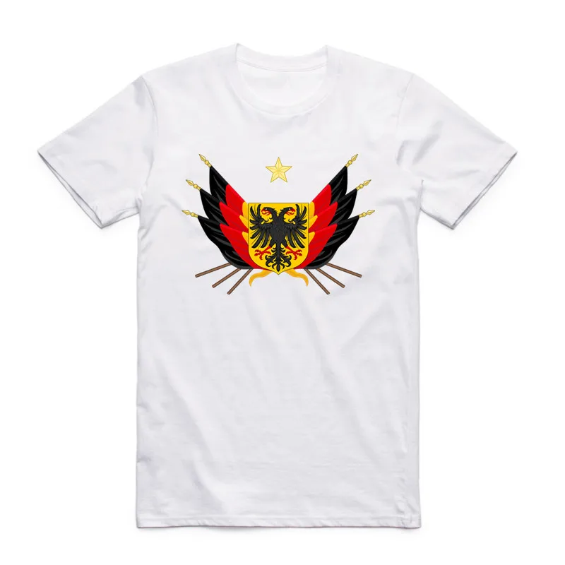 Men Women Print Deutschland German Crest Germany Eagle Fashion T Shirt Short Sleeves O Neck Summer Casual Tshirt | Мужская одежда