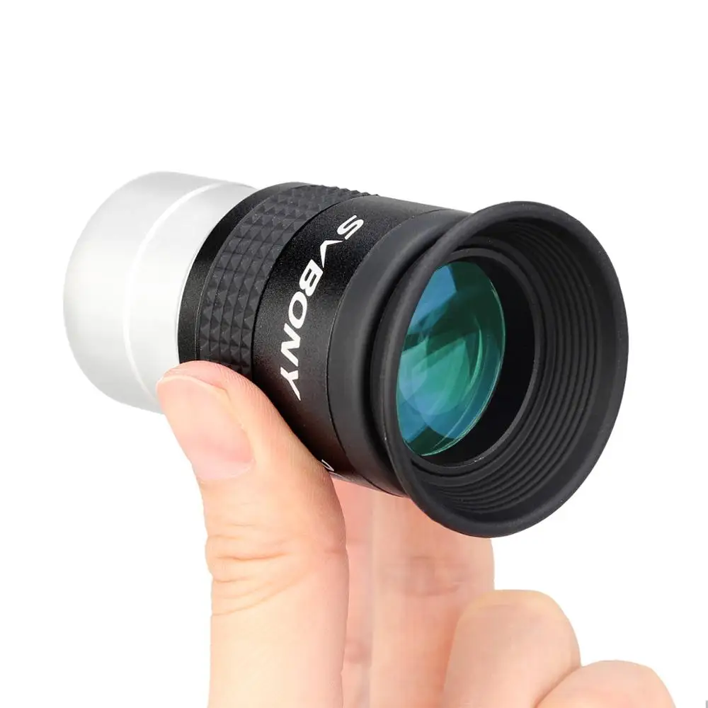 SVBONY 1,2" 9 мм окуляр широкоугольный 60 ° асферический окуляр HD полностью покрытый для 31,7 мм астрономический телескоп F9184