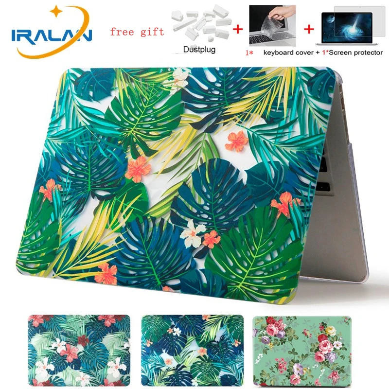 Пластиковый чехол для ноутбука с красивым принтом для Apple Macbook Air retina 11 12 13,3 Pro 13 15 A1989 чехол для ноутбука с сенсорной панелью