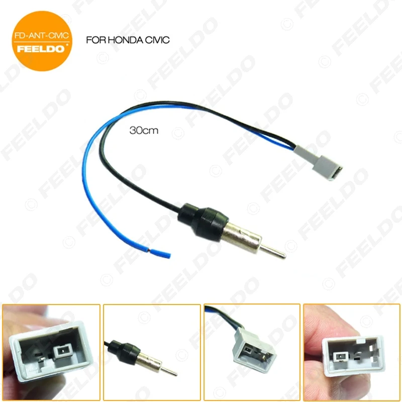 FEELDO 1Set Car Audio Stereo Head Unit Harness With Radio Antenna Adapter Cable For Honda/Acura/Mazda/Suzuki #FD-1577 | Автомобили и