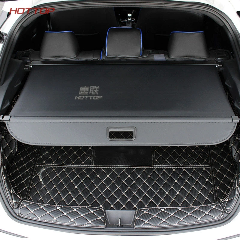 Черный защитный щит для заднего багажника затеняющая Крышка грузовой полки 1