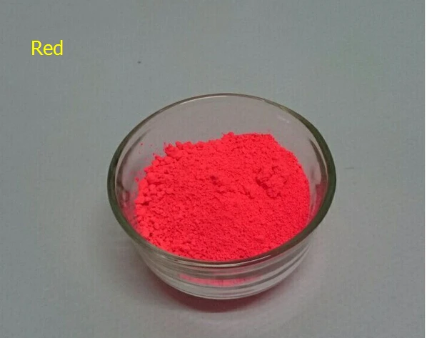 Неоново красный фосфорный фосфорированный пигмент для косметики 50 г/лот лак