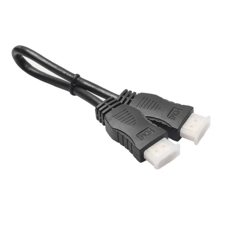 Новинка 20 см HDMI совместимые 1 4 кабели черный штекер HDTV кабель 28 AWG Cat 2 / CL2 FT4