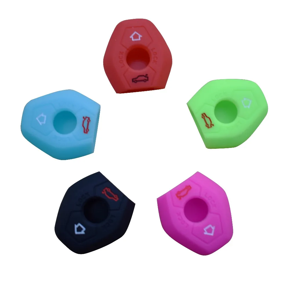 Силиконовый чехол для автомобильного ключа с 2 кнопками подходит bmw x3 x5 z3 z4 3 5 7 series