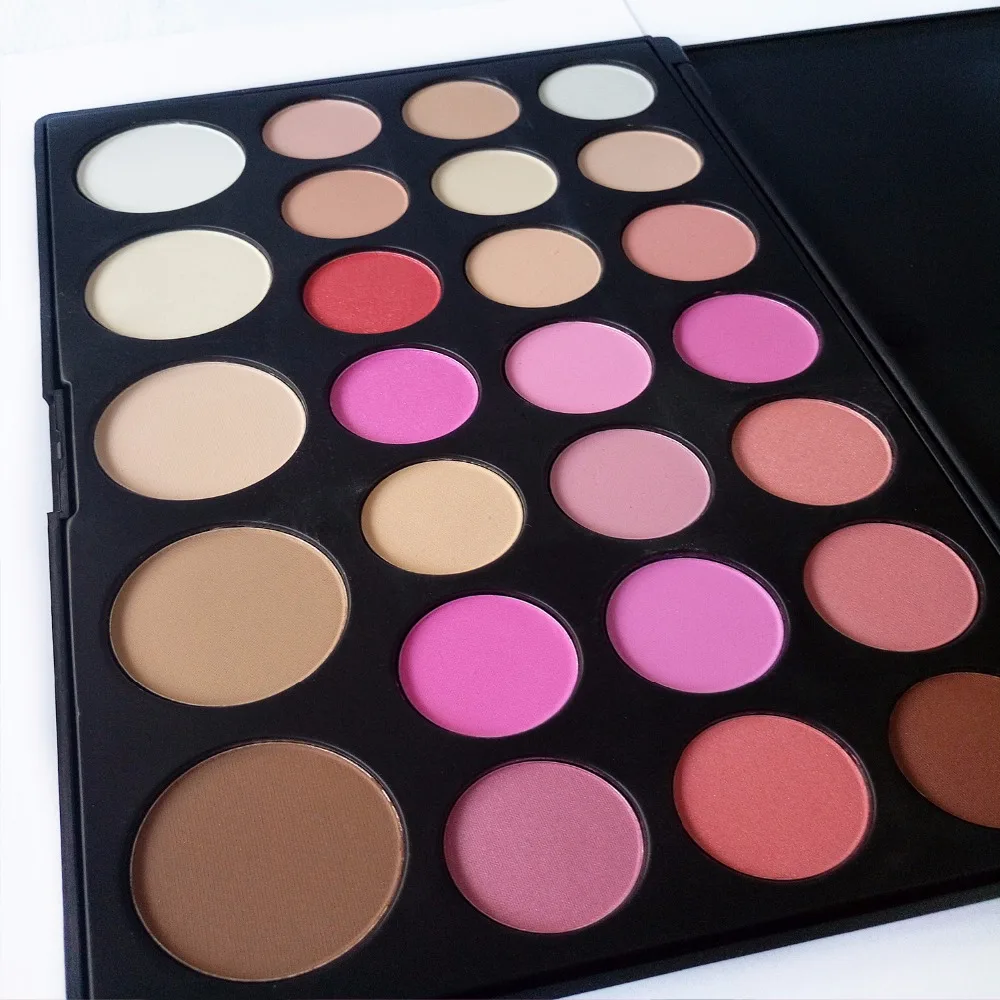 Newest and Fashion NO LOGO Makeup 26 Colors Eye Shadow Palette Colorful Blusher Eyeshadow Set 12sets/lot |
