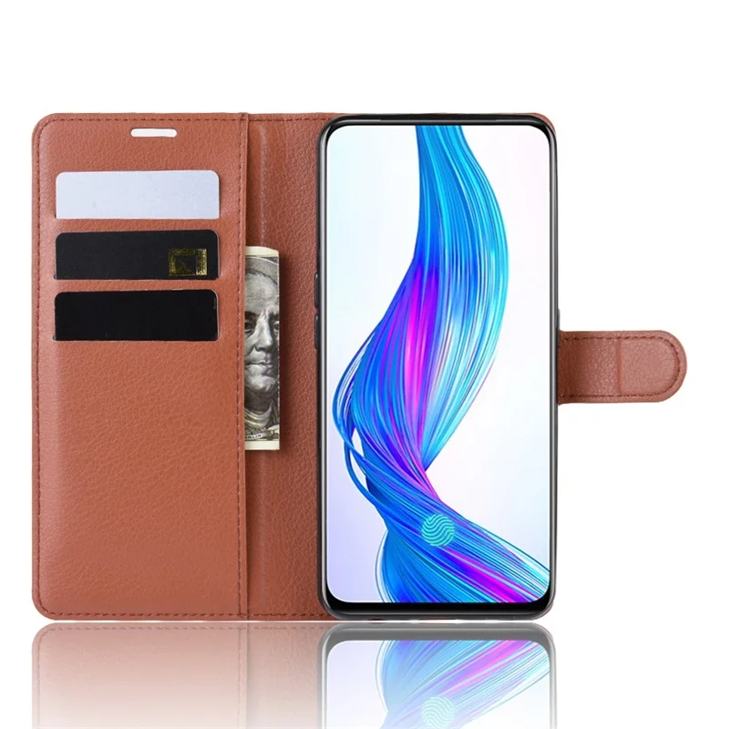 For OPPO Realme X case cover Flip Wallet Leather Full protection Stand phone pouch RMX1901 fundas | Мобильные телефоны и