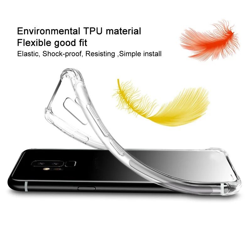 Imak \ Матовый ТПУ Мягкий силиконовый чехол для Asus ROG Phone 2 ZS660KL чехол матовый черный Противоударная подушка безопасности задняя крышка ROG Phone2