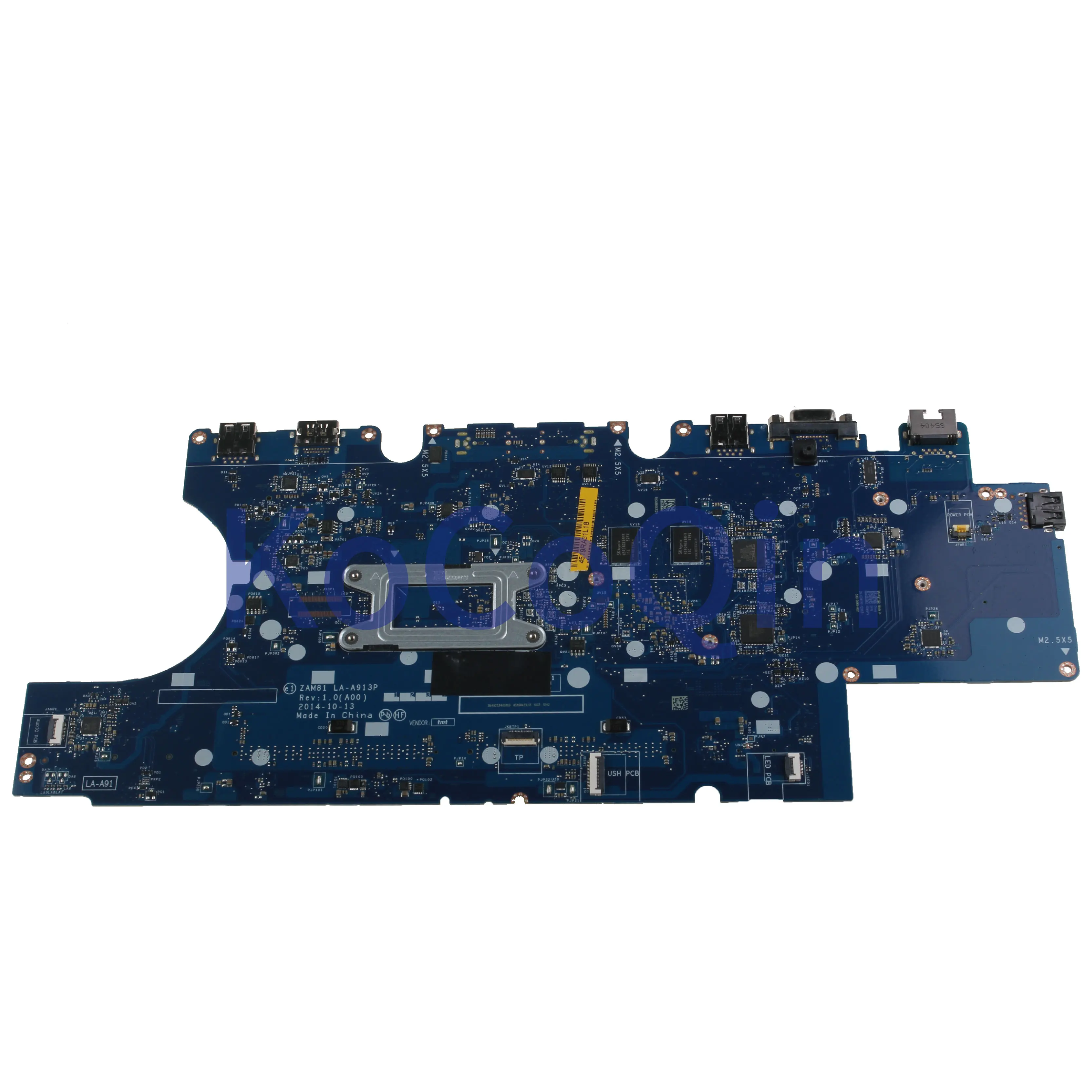 KoCoQin материнская плата для ноутбука DELL Latitude E5550 17-5600U ZAM81 LA-A913P 0dwvyv CN-0DWVYV N15S-GT-S-A2 SR23V cpu материнская плата