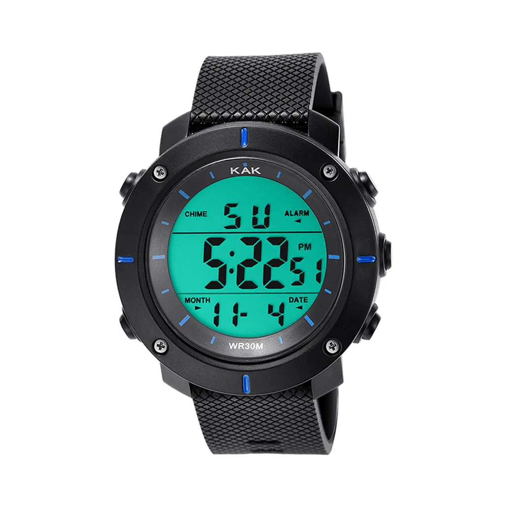 A Мужские часы Модные reloj hombre высококачественные мужские 30 м Электронные Водонепроницаемые часы серии мужские модели relogio masculino - Цвет: A