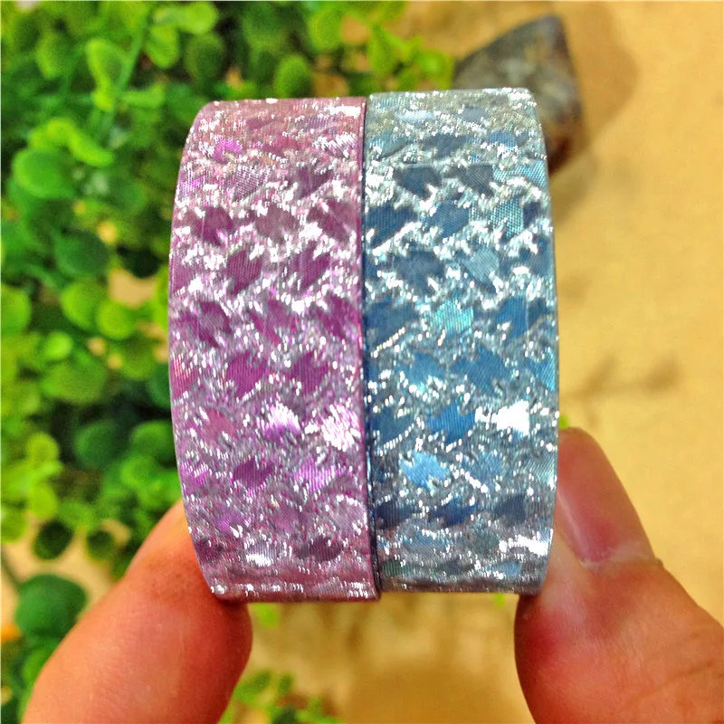 10 рулонов/комплект японский ремесло Блестящая Бумага васи лента DIY Стикеры