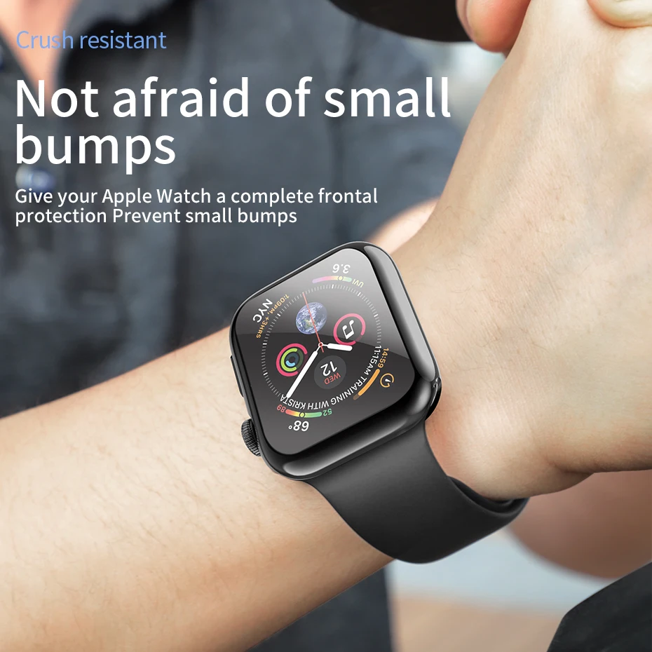 HOCO Ультра тонкий экран ТПУ Защитный чехол Оболочка 40мм 44мм Для Apple Watch iWatch Series 5 4
