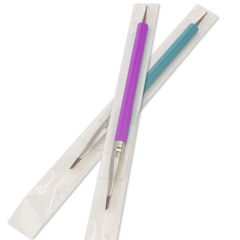 Акриловая ручка с плоской головкой двойного назначения точка для сверления