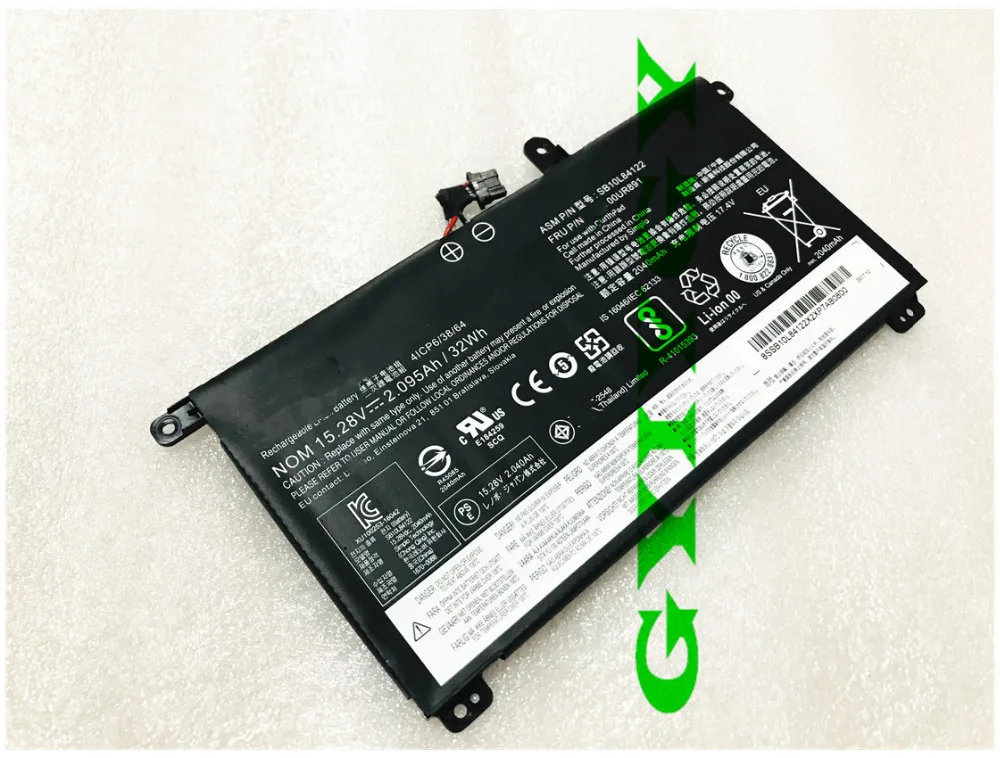 32Wh 15 4 V 01AV493 00UR890 00UR891 00UR892 Аккумулятор для ноутбука Lenovo ThinkPad T570 T580 P51S P52S