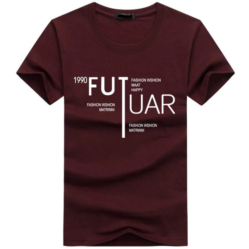 Мужская футболка с коротким рукавом Повседневная хлопковая Футболка большого