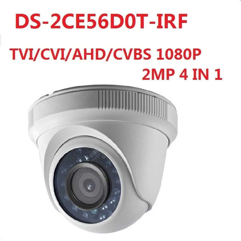 HIKVISION английская версия DS-2CE56D0T-IRPF CVBS/AHD/CTV/TVI 1080 P 2MP с ИК-День/Ночь безопасности видеонаблюдения