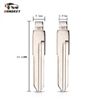 Dandkey #01 Запасное лезвие для автомобильного ключа для VW Volkswagen Golf Santana Jetta для Audi 100 HU49 пустой ключ без лезвия, Стайлинг автомобиля