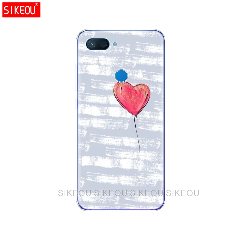 51751 Силиконовый чехол для Xiaomi Mi 8 LITE, чехол 6,26 дюйма, мягкий чехол для Xiaomi Mi 8 lite funda full 360, защитная Противоударная сумка - Цвет: 51751