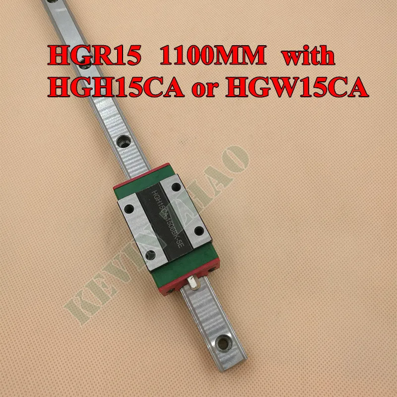 HGR15 новая линейная направляющая 1100 мм длина 1 шт. линейный блок HGH15CA или HGW15CA HGH15