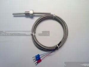Stainless steel waterproof imitation imports Pt100 platinum resistance temperature probe type E thermocouple type K temperature