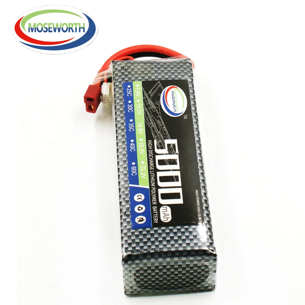 MOSEWORTH 4S 14,8 v 5000mah 40C 80C RC Lipo батарея для радиоуправляемый самолет, Квадрокоптер для автомобиля, аккумулятор Акку