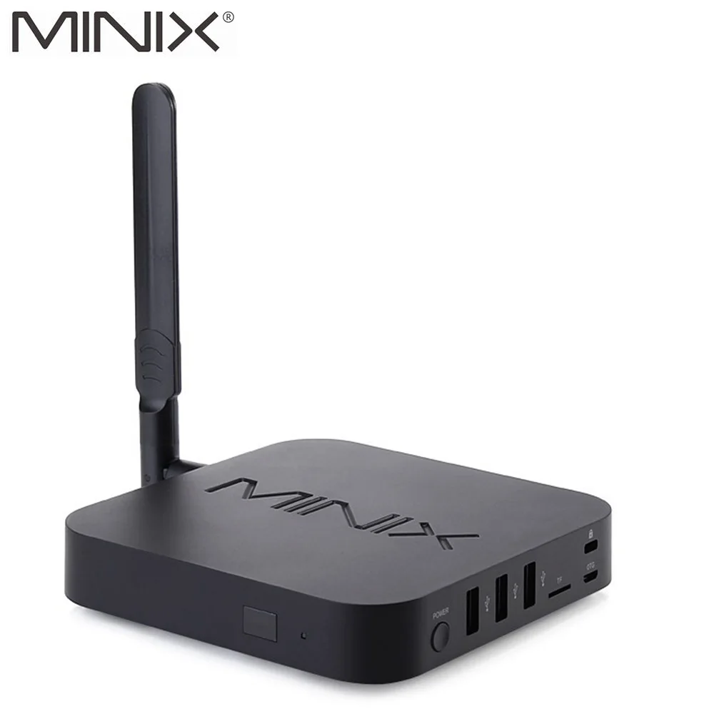 Оригинальная ТВ-приставка MINIX NEO U1 Amlogic S905 четырехъядерный 2G/16G 802.11ac 2,4/5 GHz WiFi H.265 HEVC 4K Ultra HD IP tv Smart tv Box