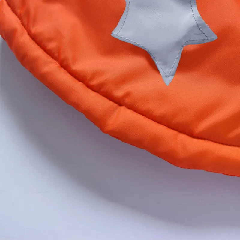 CROAL chery/модная теплая флисовая детская зимняя одежда для мальчиков ростом от 80 до 120 см, зимний комбинезон с разноцветными звездами, ветрозащитные зимние парки для маленьких девочек