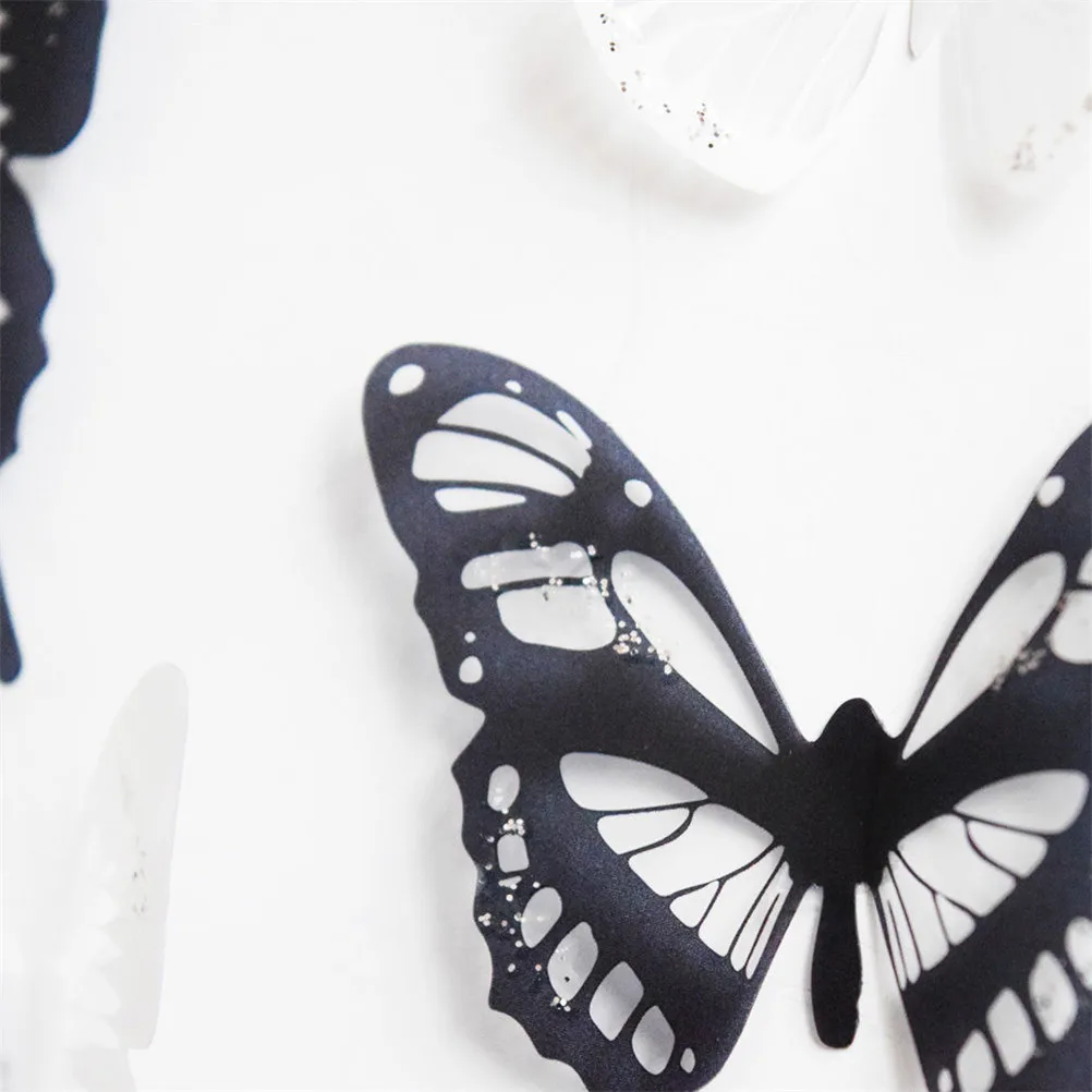 18 шт. милые DIY кухонные наклейки на холодильник обои 3D хрустальные бабочки домашний декор для детской комнаты рождественские вечерние украшения
