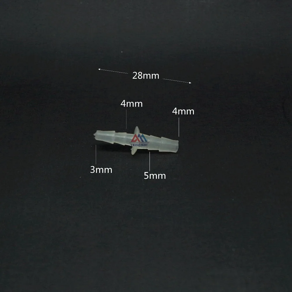 3 мм * 4 фоторазъем пластиковый фитинг с редуктором бородкой|fitting barb|reducing connectorplastic