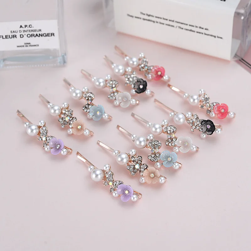 Новая заколка для волос темперамент жемчужная Корейская Ювелирная аксессуары