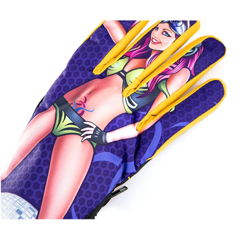 New Man Woman Ski Gloves Windproof Waterproof Non-slip Color Skiing Gloves Outdoor Snowboarding Sport Equip Online Shop