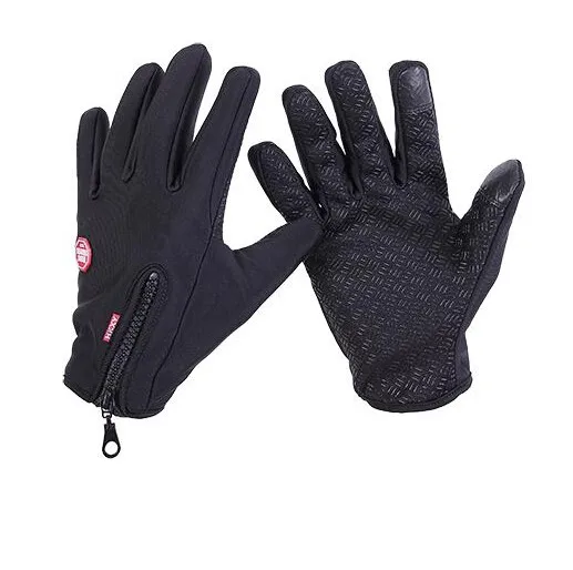 G016 Black Style 1 DICHSKI Водонепроницаемые зимние теплые перчатки мужские лыжные перчатки для сноуборда мотоциклетные зимние перчатки - Цвет: G016 Black Style 1