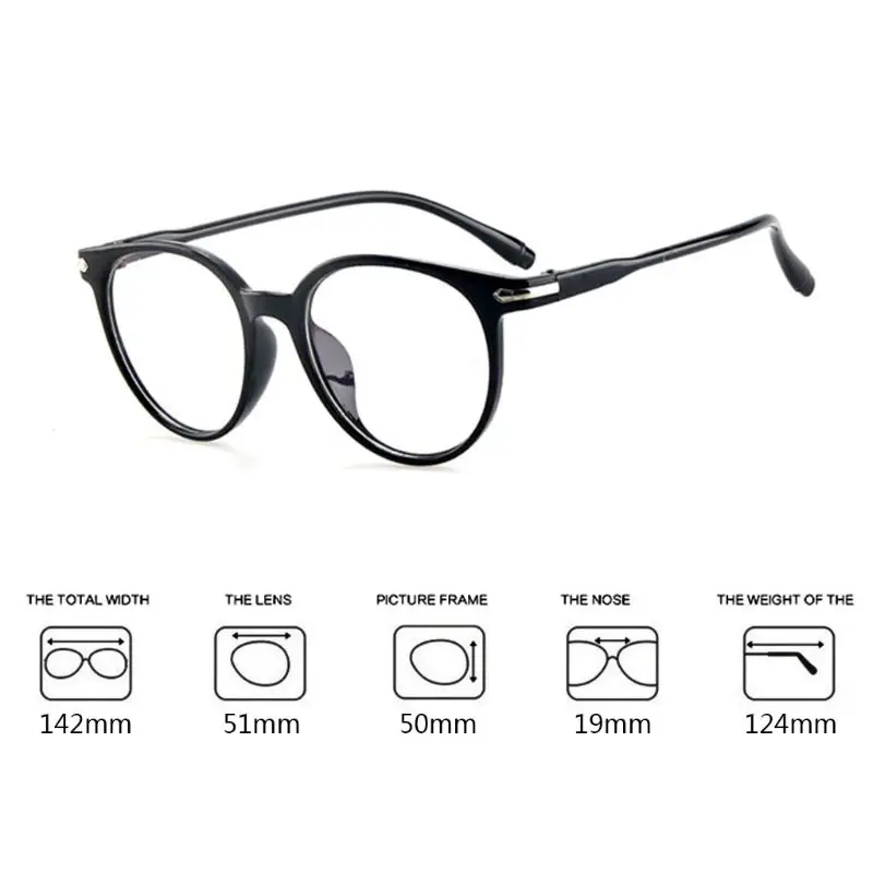 Классические оптические очки с прозрачными линзами винтажные прозрачные для