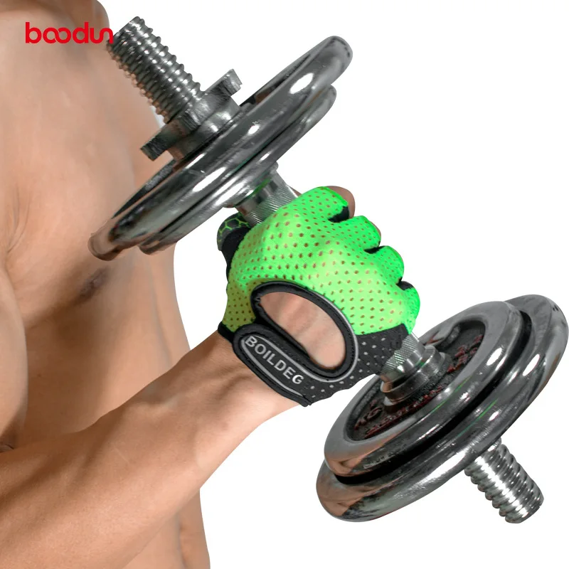 Спортивные перчатки для спортзала Boodun дышащие занятий фитнесом и тяжелой